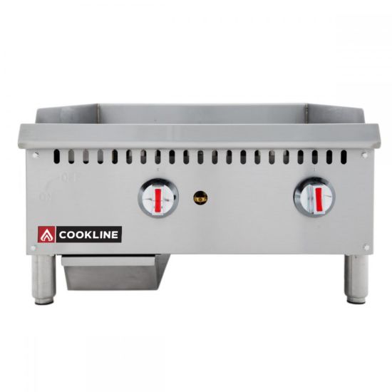 thumbnail image 2 of Iron Range 24" Commercial Gas Griddle - 60,000 BTU, Stainless Steel, ETL Certified 2 of 14