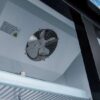 Coldline D53-B 53" Two Glass Door Merchandiser Freezer with LED Lighting - Black