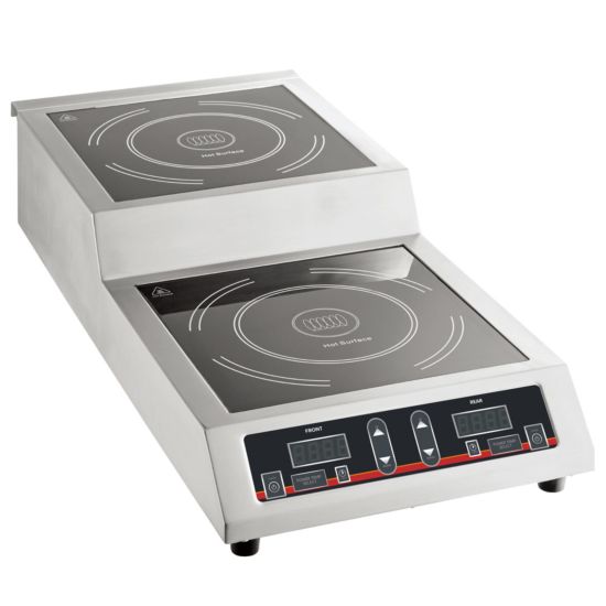 Cookline IC-3600F Double Countertop Induction Range / Cooker - 208-240V, 3600W
