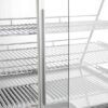 Marchia MHC161 34" Heated Stainless Steel Countertop Display Case with Front Slanted Glass