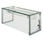 Prepline PSG-LT-30 32" Glass Sneeze Guard with Lamp Bulb for Steam Table