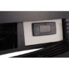 Marchia MDC78B Black Countertop Refrigerated Glass Display Case with LED Lighting