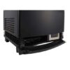 Marchia MDC78B Black Countertop Refrigerated Glass Display Case with LED Lighting