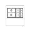 Coldline SB27-N 27" Stainless Steel Refrigerated Salad Bar, Buffet Table
