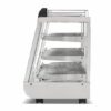 Marchia SHCC76 14" Stainless Steel Heated Countertop Display Front, Rear Doors