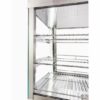Marchia SHCC76 14" Stainless Steel Heated Countertop Display Front, Rear Doors