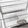 Marchia SHCC76 14" Stainless Steel Heated Countertop Display Front, Rear Doors