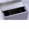 Prepline 18" x 36" 112 lb. Stainless Steel Underbar Ice Bin, 8" Bowl Depth