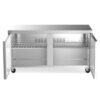 Coldline UC-60F 60" Undercounter Work Top Freezer - 15 Cu. Ft.