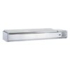 Coldline CTP60SS 60" Refrigerated Countertop Salad Bar, Stainless Steel Topping Rail, 6 Pans