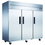 D83R 3-Door Commercial Refrigerator in Stainless Steel