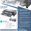 DCB72-D4 Chef Base Refrigerator with 4 Drawers