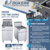 DCF5-NG Natural Gas Fryer with 5 Tube Burners