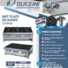 DCHPA36 Hot Plate with 6 Burners