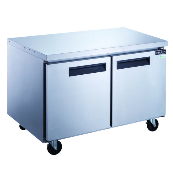 DUC60F 2-Door Undercounter Commercial Freezer in Stainless Steel