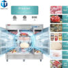 Commercial Reach in 3 door 72 Cu.ft Stainless Steel Upright Freezer