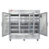 3 Glass Door Commercial Refrigerator 72 Cu.ft Stainless Steel Reach in Upright Merchandiser