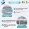 Commercial Reach in 3 door 72 Cu.ft Stainless Steel Upright Refrigerator