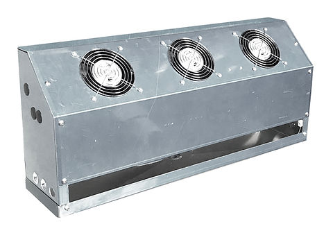 Back Bar Cooler Evap Fans, 2,300 BTU, 360 CFM