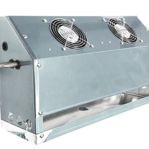 Back Bar Cooler Evap 2 Fans, 1,700 BTU, 240 CFM