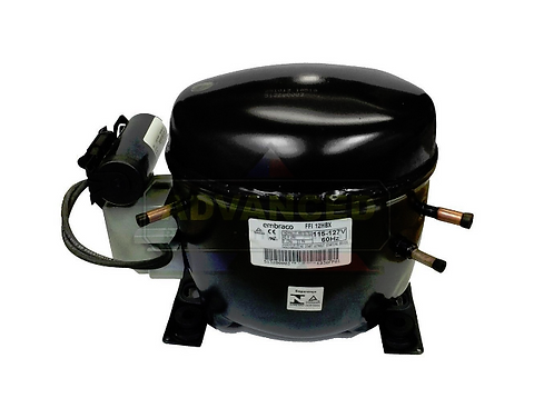 Embraco FFI12HBX Low Temp Compressor, 1/4+ HP, R134a 115V