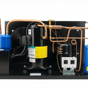 Indoor QTYM86E7G-Q100 Scroll Med Temp Condensing Unit 5HP, R404A 3PH/220
