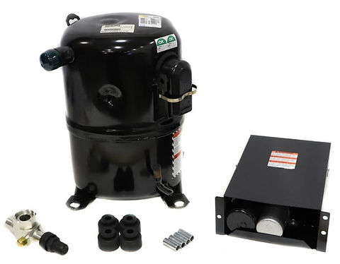Tecumseh AWA7512ZXD Compressor Med Temp 1-1/2HP, R404a 220V