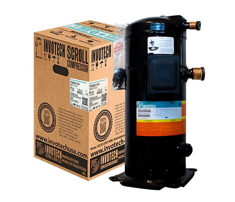 Invotech YM49E7G-Q100 Scroll Med Temp Compressor 3HP, R404A 3PH/220V
