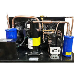 Indoor QTYM49E3G-Q100 Scroll Med Temp Condensing Unit 3HP, R404A 220V/1PH