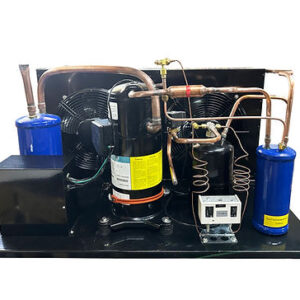 Outdoor QTYM70E7G-Q100 Scroll Med Temp Condensing Unit 4HP, R404A 3PH/220V